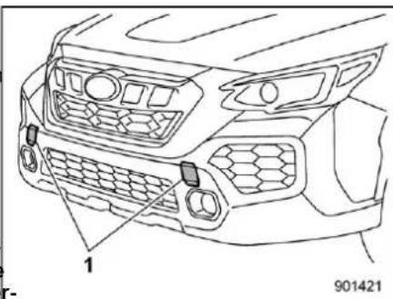SUBARU Legacy Premium (2024) - Front towing hook (Outback/Subaru Outback Wilderness): - 1