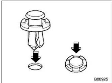 SUBARU Legacy Premium (2024) - ■ Removing and Reinstalling Clips - 6