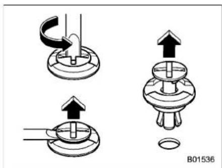 SUBARU Legacy Premium (2024) - ■ Removing and Reinstalling Clips - 2