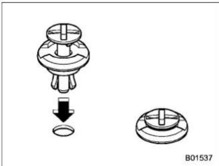 SUBARU Legacy Premium (2024) - ■ Removing and Reinstalling Clips - 8