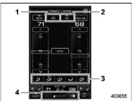 SUBARU Legacy Premium (2024) - 4-3. Automatic Climate Control Operation - 2