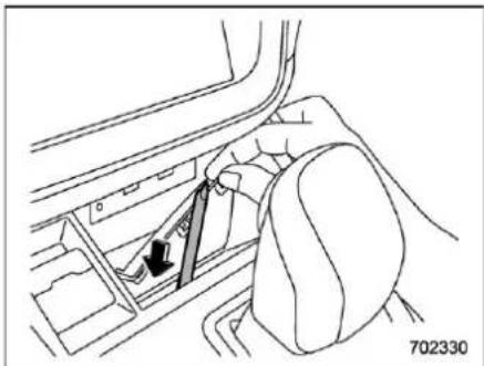 SUBARU Legacy Premium (2024) - ▼ Shift lock release - 3