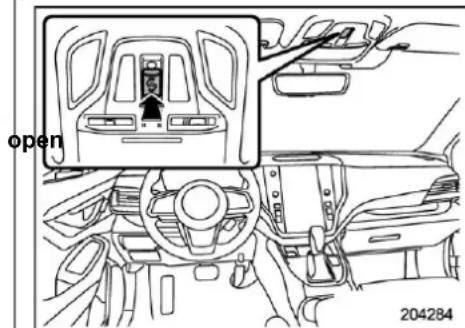 SUBARU Legacy Premium (2024) - Moonroof Switches - 1
