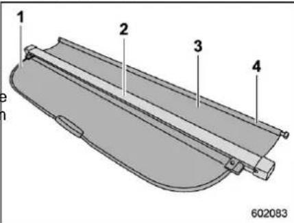 SUBARU Legacy Premium (2024) - 6-13. Lifting Cargo Cover (Outback/Subaru Outback Wilderness - If Equipped) - 1