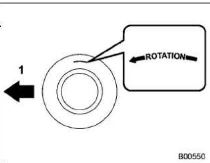SUBARU Legacy Premium (2024) - Rotational Direction of Tires - 1