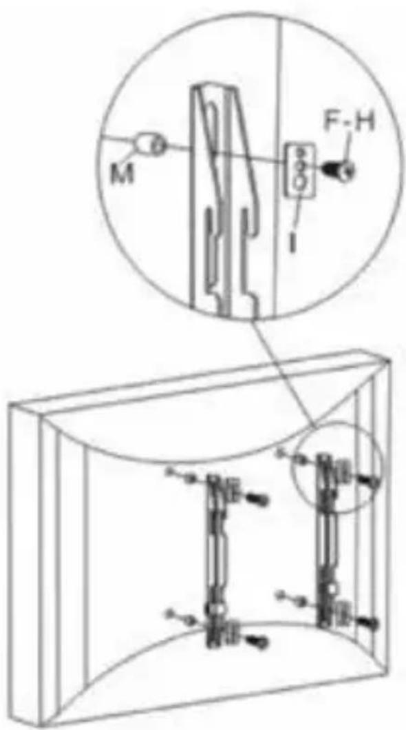 Technical diagram showing mechanical assembly with labeled components and cross-sectional views