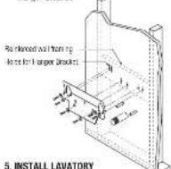 Sloan HYB-7000 - INSTALL MOUNTING HARDWARE - 1