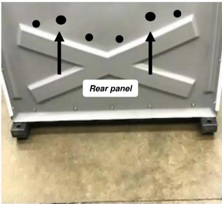 Rear panel