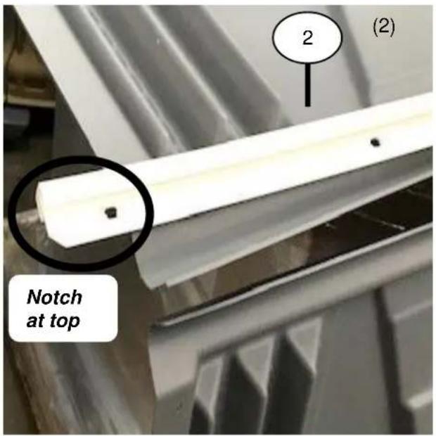 2 (2) Notch at top