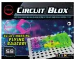CIRCUIT BLOX USE YOUR CIRCUIT BLOXING ARTS FOR THE CREATIVE CREATIVE CREATIVE ITEMS BUILD WORKING FLYING SAUCER! 59 Producers