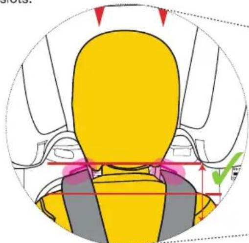 InfaSecure Luxi II Mini Swirl - Headrest Position - 1