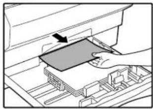 OLIVETTI d-Copia 16W - If the misfed paper is not seen in step 2, lift and pull out the lower paper tray and remove the misfed paper. - 1