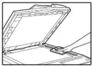 OLIVETTI d-Copia 16W - CLEANING THE DOCUMENT GLASS AND SPF/ DOCUMENT COVER - 3