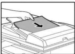 OLIVETTI d-Copia 16W - Copying from the SPF - 2