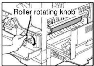 Roller rotating knob