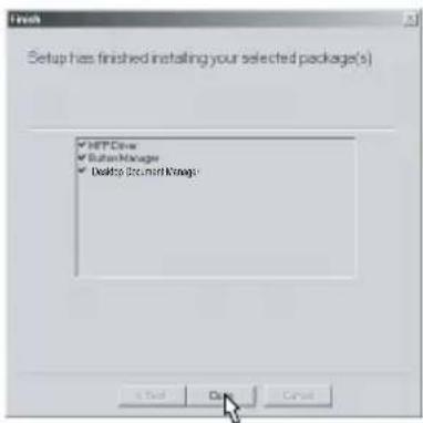 Setup has finished installing your selected package(s) HTTP Drive ButtonManage Desktop (Box.mnt.Narge)