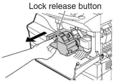 Lock release button