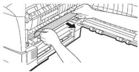 OLIVETTI d-Copia 150D - A: Misfeed in the paper feed area - 3