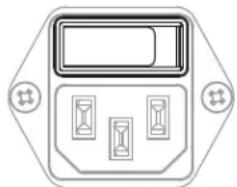 Bogen Platinum Series PS600 - Power Switch (Rear Panel; #2) - 1