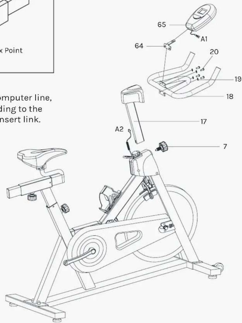 k Point computer line, ling to the insert link. 65 A1 64 20 19 18 17 A2 7