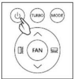 TCL TAC-12CHB/NZW - TURN ON / TURN OFF THE AIR CONDITIONER - 1