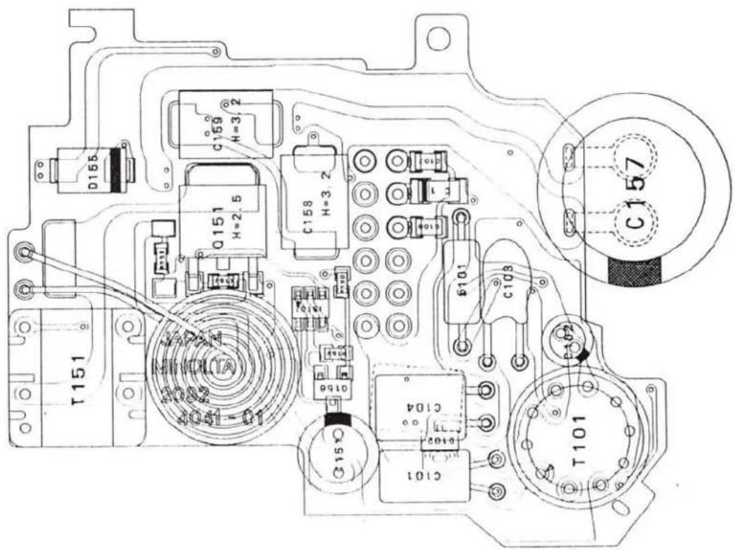 KONICA MINOLTA Maxxum 400Si - FLASH CONVERTER PCB SET - 2