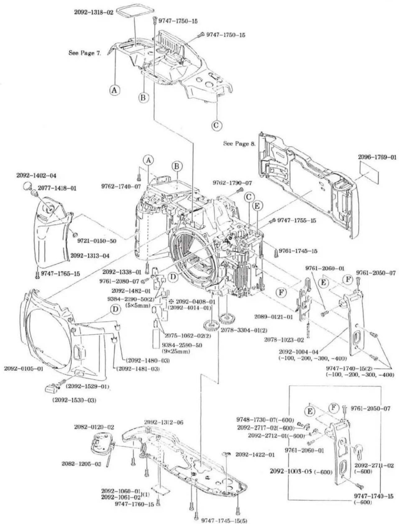 KONICA MINOLTA Maxxum 400Si - Body control circuit - 6