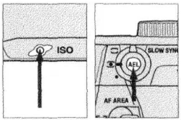 ISO SLOW SYNC AEL AF AREA