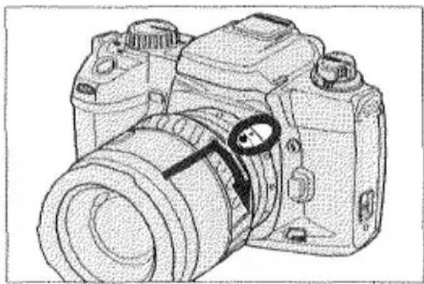 KONICA MINOLTA Maxxum 600Si PD - ATTACHING THE LENS - 2