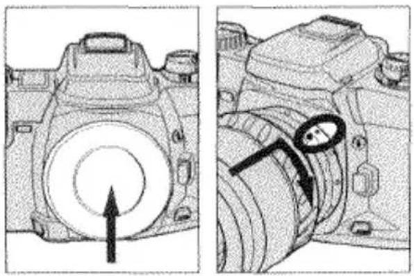 KONICA MINOLTA Maxxum 600Si PD - REMOVING THE LENS - 2
