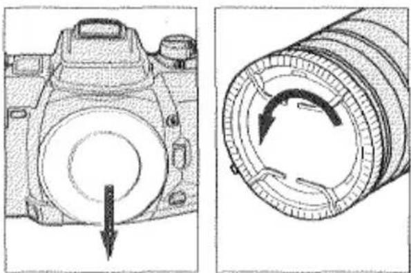 KONICA MINOLTA Maxxum 600Si PD - ATTACHING THE LENS - 1