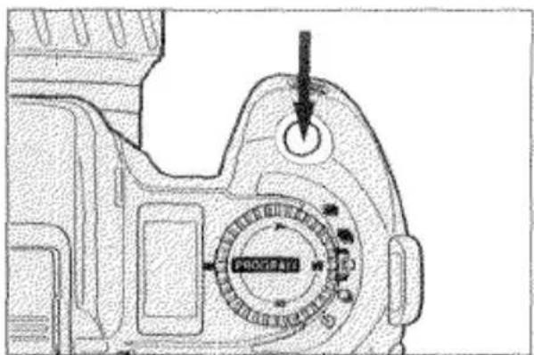 Technical diagram of a mechanical component with labeled parts and directional arrow indicating rotation or movement