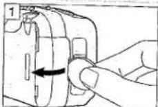 KONICA MINOLTA Freedom Zoom Supreme - INSERTING THE BATTERY - 1