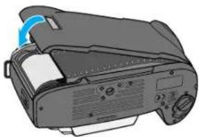 KONICA MINOLTA Maxxum ST Si - Extend the leader between the guide rails to the index mark. - 3