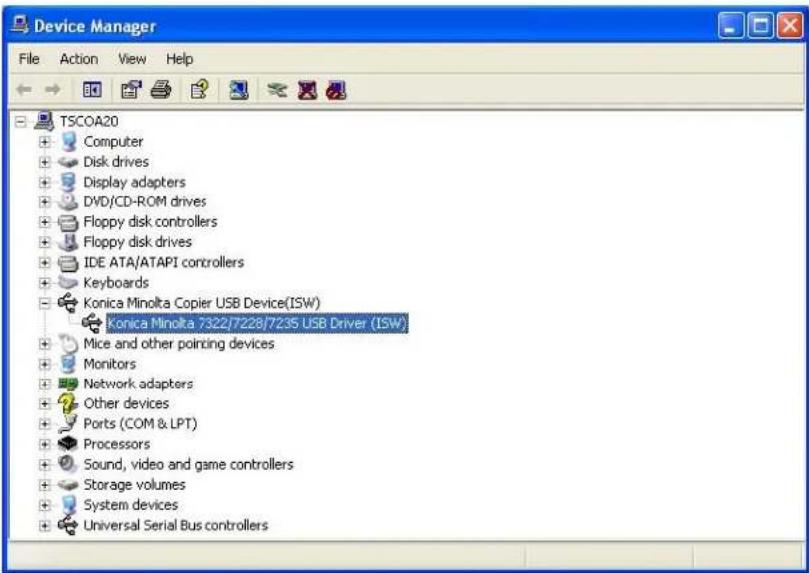 KONICA MINOLTA 7145 - USB driver installation procedure (Windows 2000/XP) - 3