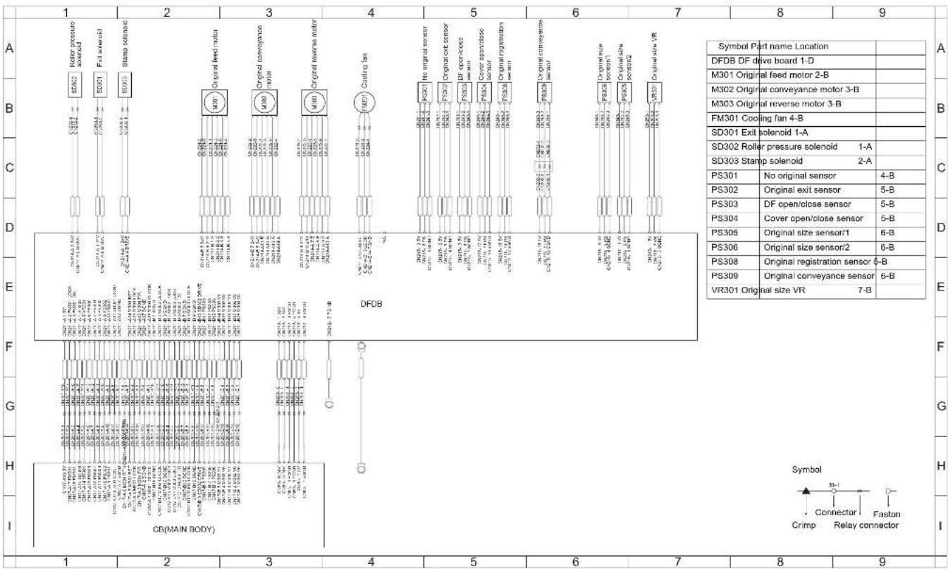 KONICA MINOLTA 7145 - OVERALL WIRING DIAGRAM - 1