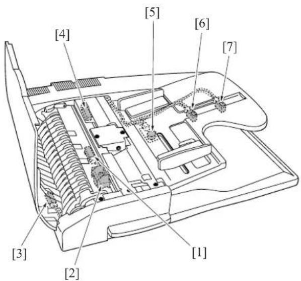 KONICA MINOLTA 7145 - DF-318/320 Parts Layout Drawing - 2