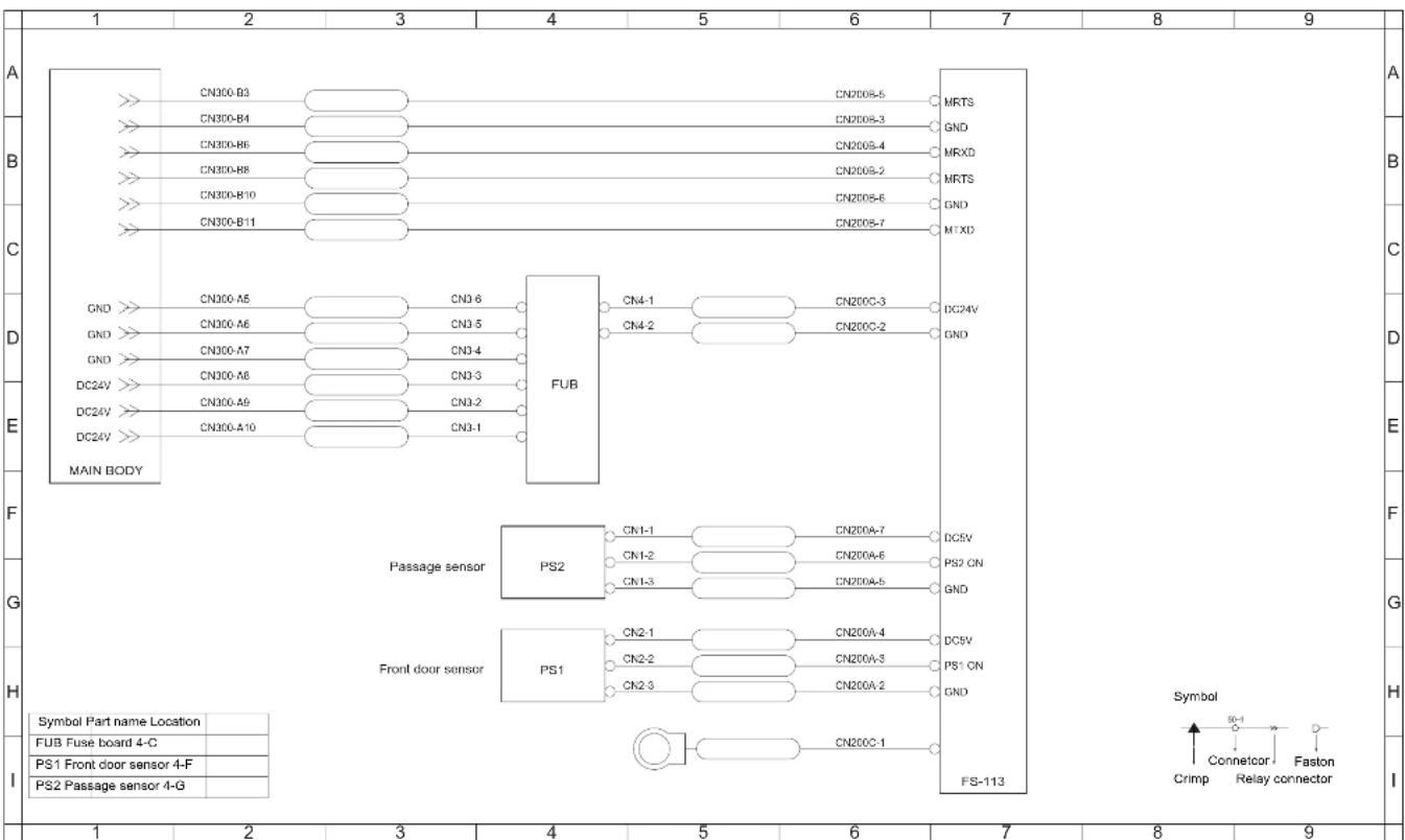 KONICA MINOLTA 7145 - RU-101 Overall Wiring Diagram - 1