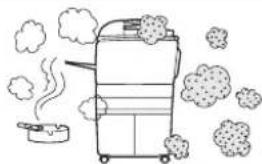 KONICA MINOLTA 7145 - CAUTION: Ventilation - 2