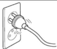 KONICA MINOLTA 7145 - WARNING: Power Plug and Cord - 3