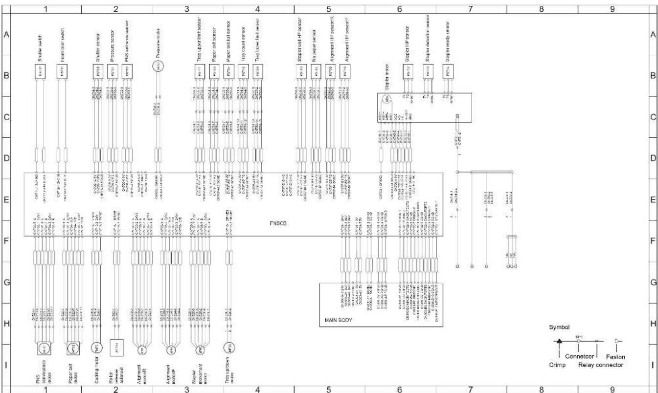 KONICA MINOLTA 7145 - DB-211/411 Overall Wiring Diagram - 3