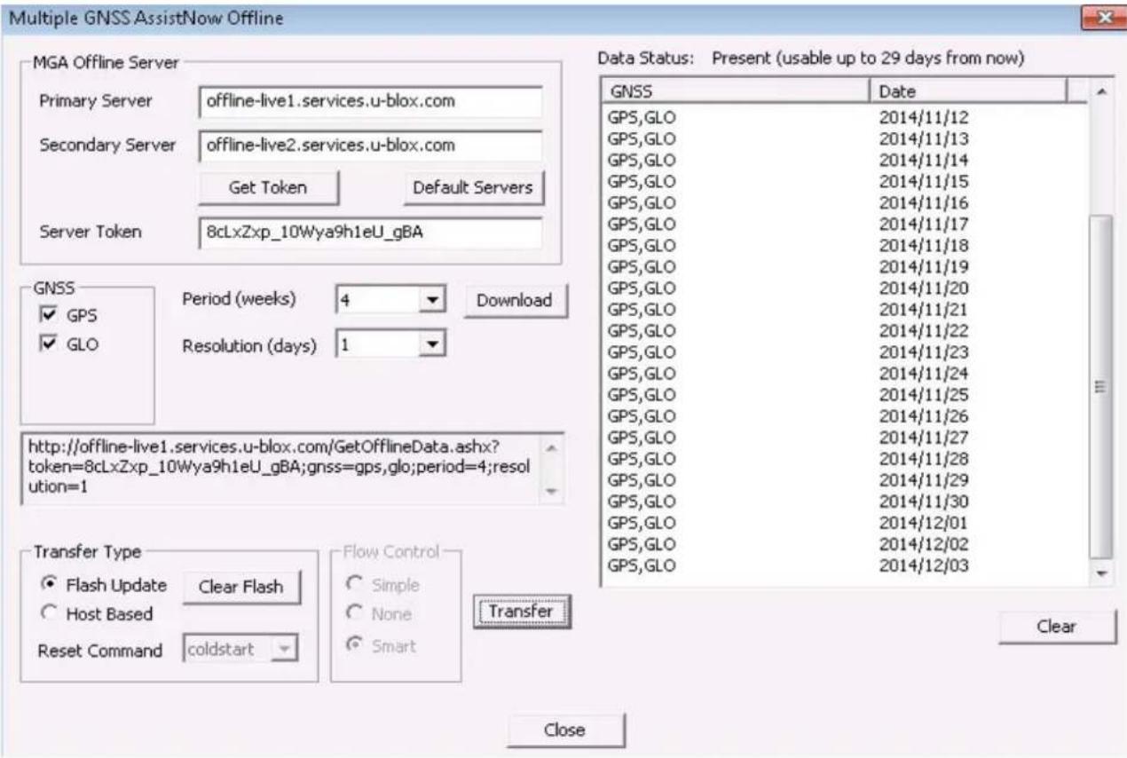 Navilock u-blox 8 NL-8003P - Assist GNSS configuration with u-center 8.xx - 2
