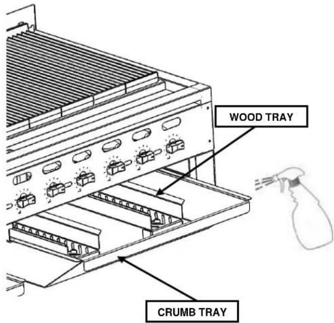 WOOD TRAY CRUMB TRAY