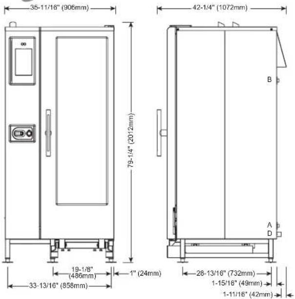 Alto-Shaam Combitherm Classic CTC20-20G - CE EAC IP X5 - 11