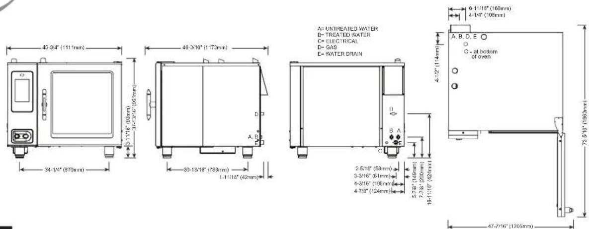 Alto-Shaam Combitherm Classic CTC20-20G - CE EAC IP X5 - 2