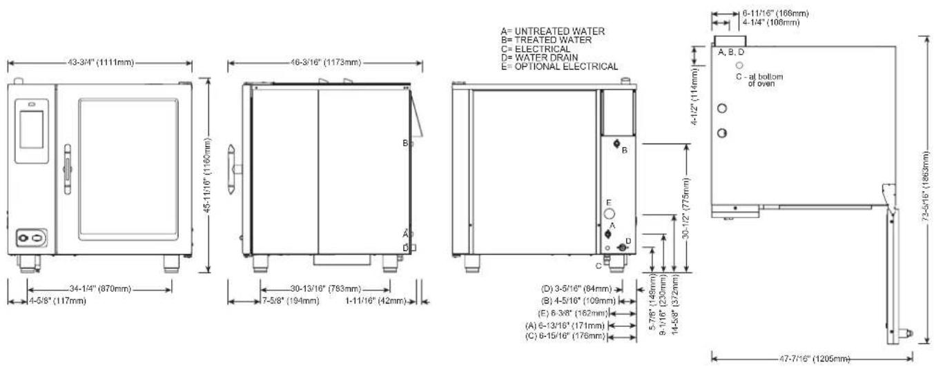 Alto-Shaam Combitherm Classic CTC20-20G - CE EAC IP X5 - 7