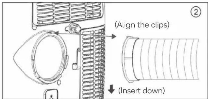 (Align the clips) (Insert down)