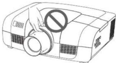 ASK PROXIMA E1655U-A - Caution in handling the projector - 1