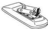 ASK PROXIMA E1655U-A - Remote control battery installation - 2