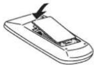 ASK PROXIMA E1655U-A - Remote control battery installation - 3